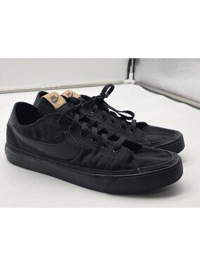 Nike Shoes Men 11 Court Legacy Canvas Lace Up Low Top Casual Sneakers DJ1972-001